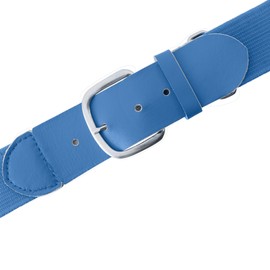 Champion Sports Elastic Uniform Belt, Columbia Blue, Adult