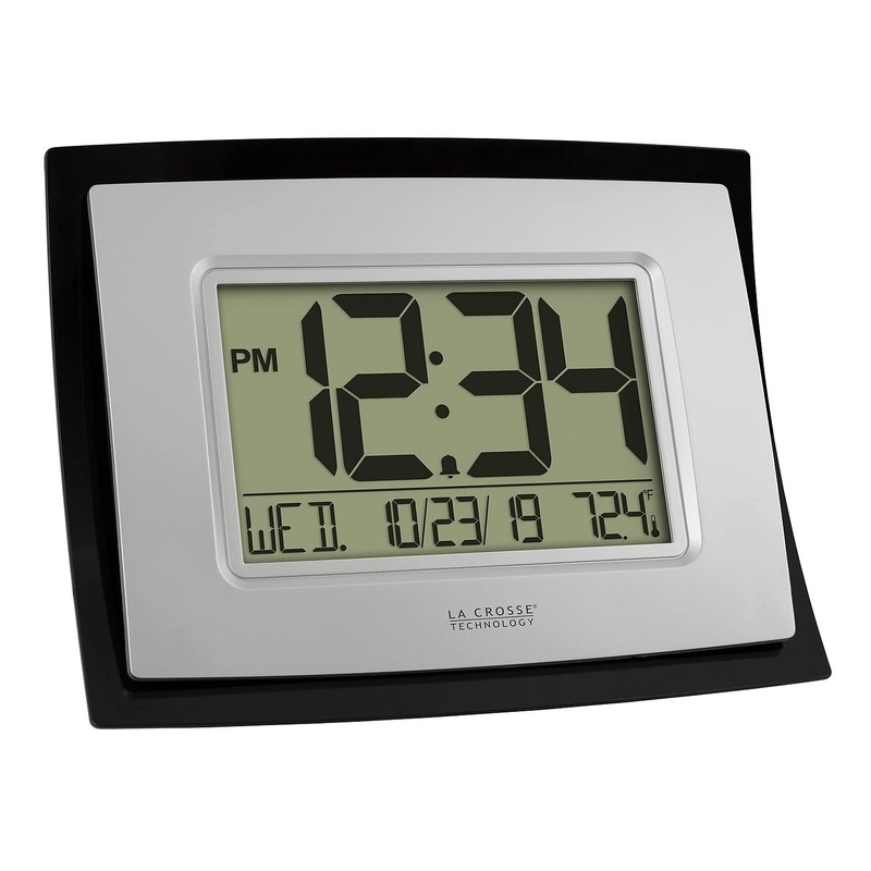 La Crosse Technology Wall/Table Clock, 6.85-inch H x 8.66-inch W