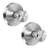 Dntorx Vacuum Suction Cup Hooks, 2 Pack Stainless Steel Suction