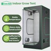 Green Hut 60"X60"X78" 600D Mylar Hydroponic Growing Tents for Plants