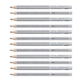 Faber-Castell Jumbo Grip 205046 Pencil Hardness B Pack of 12