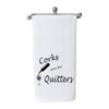 Corks are for Quitters Wine Lover Gift Hostess Towel Dish
