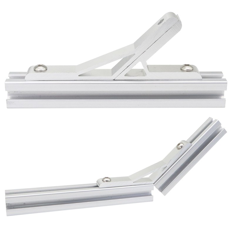 FORRCKY 8Pcs 135 Angle Degree 1010 Aluminum Extrusion Profile Bracket
