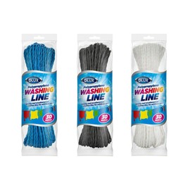 VSL® 30M Clothes Line Traditional design Laundry Washing Line Twisted Rope Outdoor