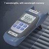 Fiber Optical Power Meter Efficient Accurate Wide Range 1MW 5KM