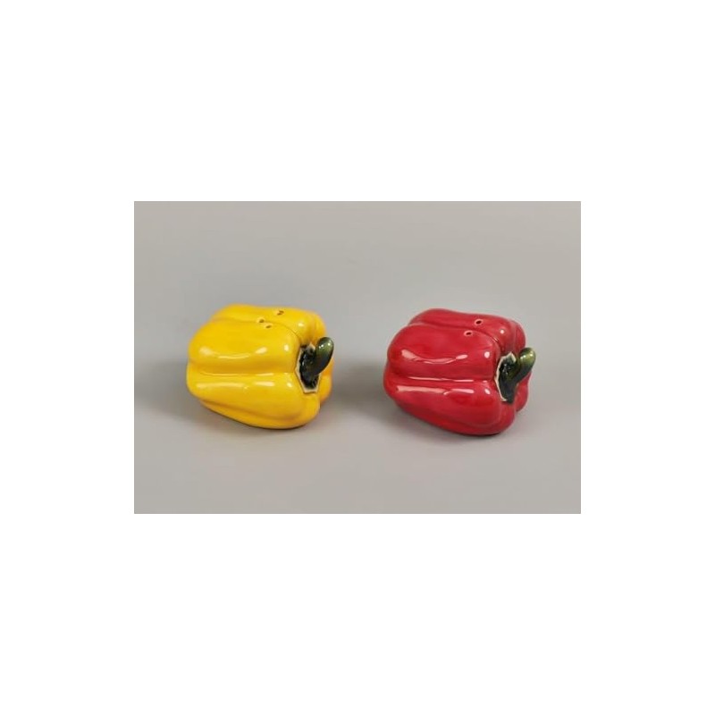The Bridge Collection Bell Pepper Salt and Pepper Shaker Set