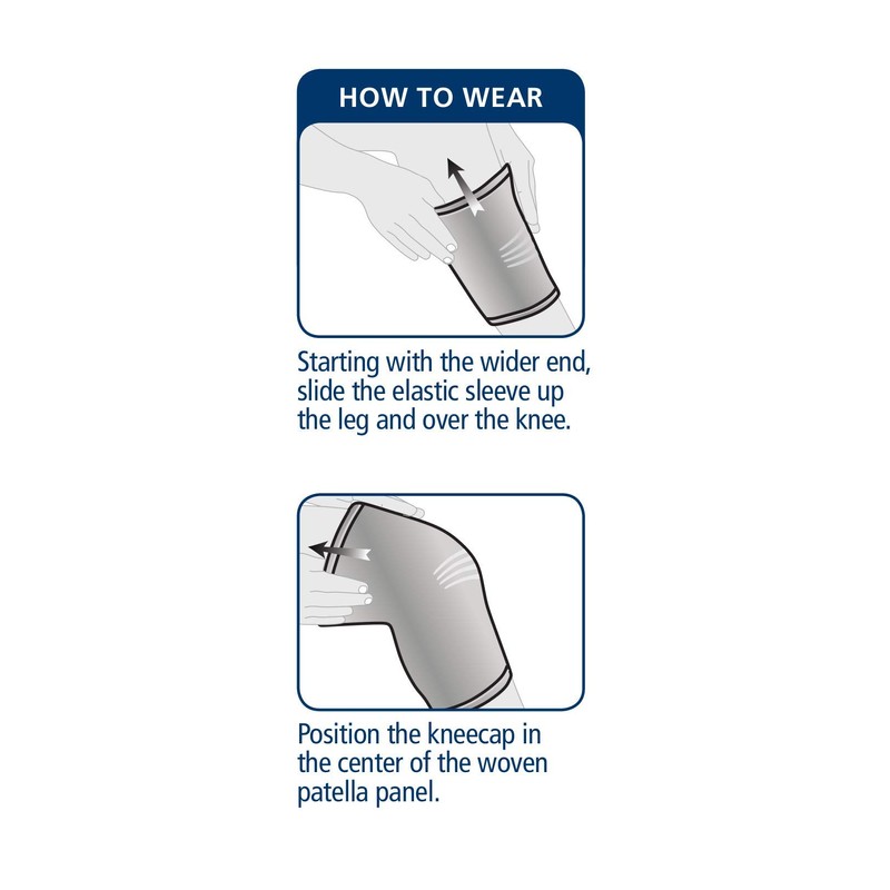 iGO i-97105 Elastic Knee Sleeve, Medium