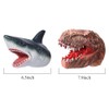 Odowalker Hand Puppet Dinosaur and Shark Hand Puppet Toys Battle