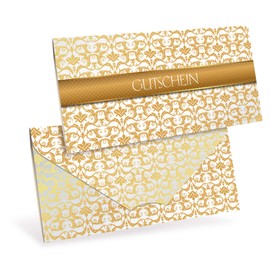 Premium Voucher Cards (Pack of 10) for Retail, Decoration, Craft Supplies, Lockable Folding Card, DIN Long