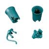 Novelty Lights 50 Pack C9 Replacement Sockets, Green, SPT-1