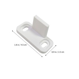 TOVINANNA 8pcs Adjustable Barn Door Floor Guides Closet Hardware, Plastic L Shape Brackets Track Guide for Sliding Doors with Screws