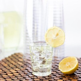 Blue Sky Clear 10oz Disposable Round Tumblers (16-Pack) | Durable Plastic Party Cups for Everyday Celebrations and Gatherings