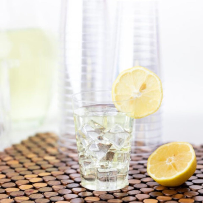 Blue Sky Clear 10oz Disposable Round Tumblers (16-Pack) | Durable