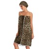 Blueangle - Toalla con Estampado de Leopardo clásico con Gorro
