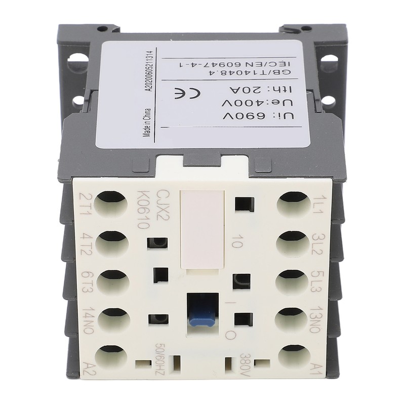 AC Contactor High Sensitivity Industrial Electric Thickened Silver Point Contacts