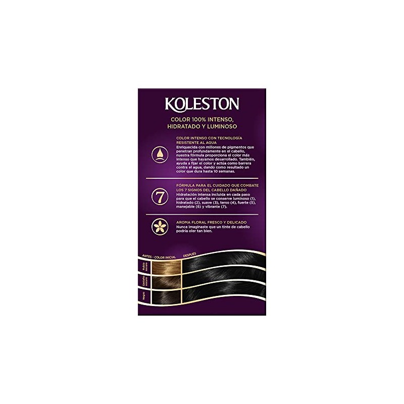 Koleston Tinte Permanente 10 Negro Infinito | Crema, Cabello normal,