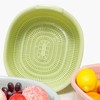 Kitchen Colander Bowl Plastic Large Capacity Multifunctional Portable Fruit Vegetable