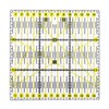 15x15cm Acrylic Quilting Ruler for Easy Cutting - Rotary Cutter Compatible, DIY Craft & Fabric Cutting Ruler