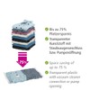 Wenko Vacuum Bags Travel Set of 6 Clear Polythene, 9.5