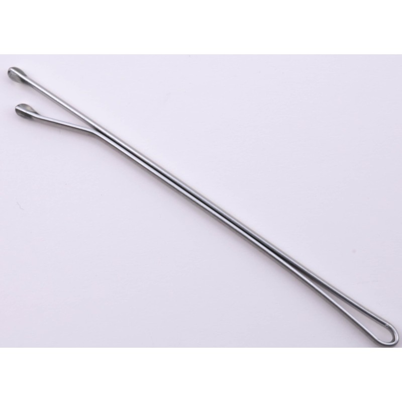 Mytoptrendz® Extra Long Metal Hair Slides Kirby Pins - White