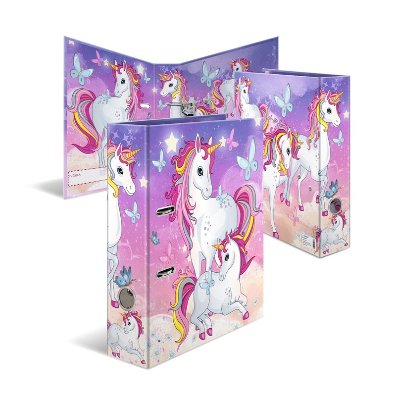 HERMA Lever Arch File Kindergarten Animals with Unicorn Motif, A4,