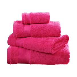 NEXT Home Egyptian Cotton Hand Towels - 100% Cotton Pink Bright Hot 4 Pack Hand Towels