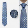 S&W SHLAX&WING Men's Necktie for Suit Jacket Classic 147cm Blue