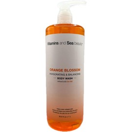 Vitamins And Sea Beauty Orange Blossom Body Wash Invigorating & Balancing Infused with Sea Salt 1 L