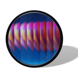 Linear Repeater Lens Filter for Photography, Camera Filter Linear Glass Prism MRC, Blur Prism Filter for Portrait Landscape Photography Accessory (72mm)