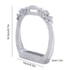Stainless Steel Electroplated Lightweight Safety Stirrups Horse Riding Racing Accessory