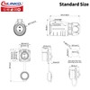 CNLINKO LP-20 Industrial Waterproof Connector IP68 Circular Connector Quick Plugging