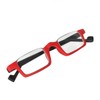 Half Rim Reading Glasses High Definition Spring Hinge Fashionable Rectangular