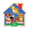 Melissa & Doug House Pets Jumbo Knob Puzzle, multi/none