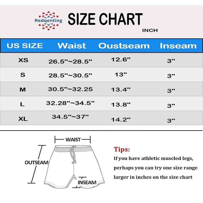 Mens Swim Trunks Quick Dry Swimwear Zipper Pockets, Swim Shorts