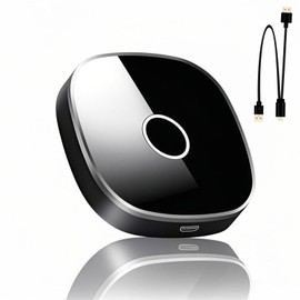 Nexhyp Wireless HDMI Dongle Transmitter & Receiver - 4K Ultra HD Dual-Band Streaming, Plug & Play for Home Theatre, Office & Gaming (iOS/Android/PC/Projector)