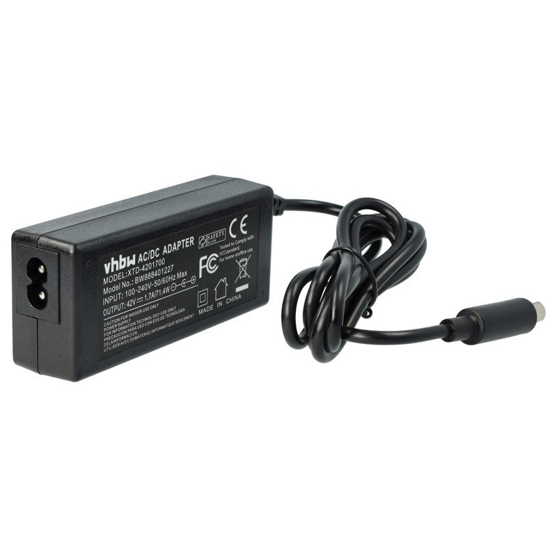 vhbw Power Supply / Charger Compatible with Skip Hoverboard, Scooter