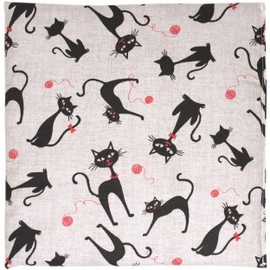 Mimi Cat Cushion 24 x 24 cm Small Grain Cushion Heat Cushion & Cold Compress