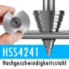 Step Drill Bit 5-35 mm Made of HSS4241 High-Speed Steel