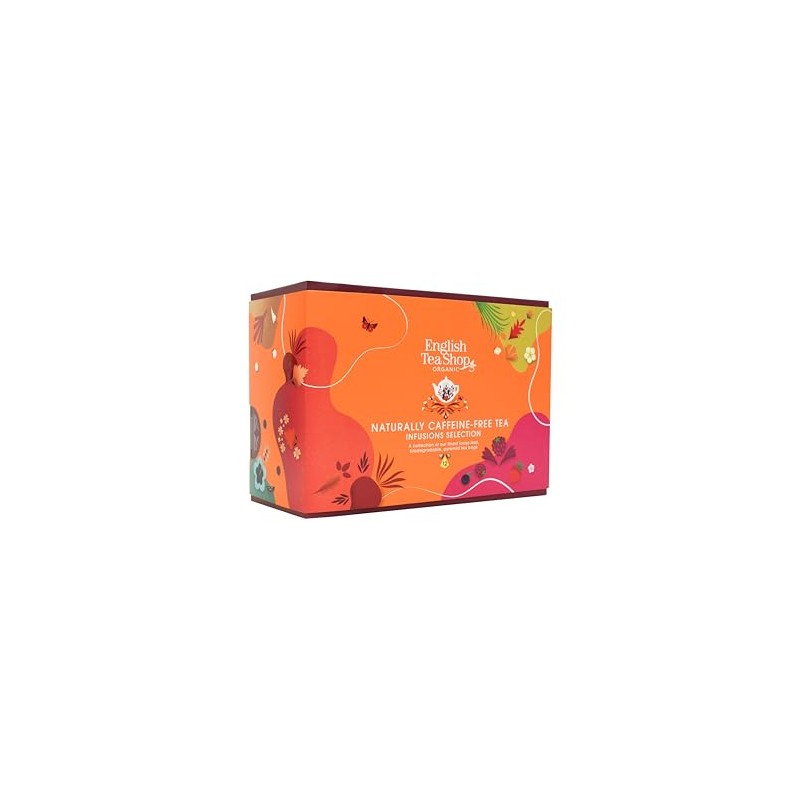 English Tea Shop Organic Caffeine Free Selection - 12 Pyramid