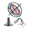 QLKUNLA Gyroscope Toy Metal Anti Gravity Rotating Desk Gyroscope Flying