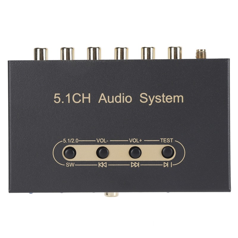 5.1CH Sound Decoder Support ARC Optical Fiber Coaxial Bluetooth Digital