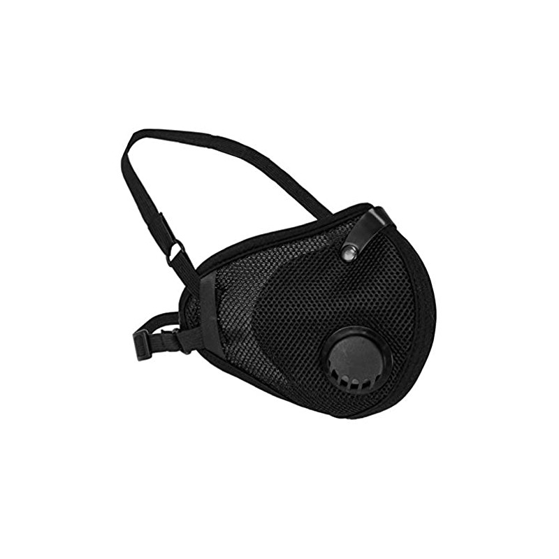 RZMask M2.5 Extra Large Dust Face Mask Breathable Mesh Black