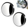 DACIRTY 2 PCS Blind Spot Small Round Mirror, 360 Degree