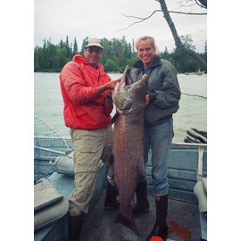 King Salmon Caught on the Kenai River Photo Fish Wildlife Photos 8x12