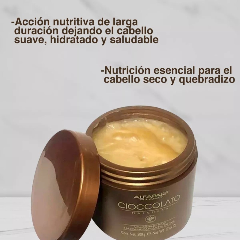 Alfaparf Milano Mascarilla Para Cabello Alfaparf Nutritiva Cioccolato 500 Gr