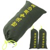 Tofficu 3pcs Flood Barriers for Doors Wear-Resistant Canvas Sandbags for
