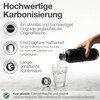 Nordiqo Stainless Steel Bubble Bottle 1 Litre Compatible with Aarke