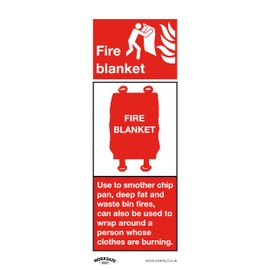 Safe Conditions Safety Sign - Fire Blanket - Rigid Plastic