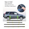 4 Pcs Weatherstrip Window Molding Trim Seal Belt 72410-SCA-E01 Fit