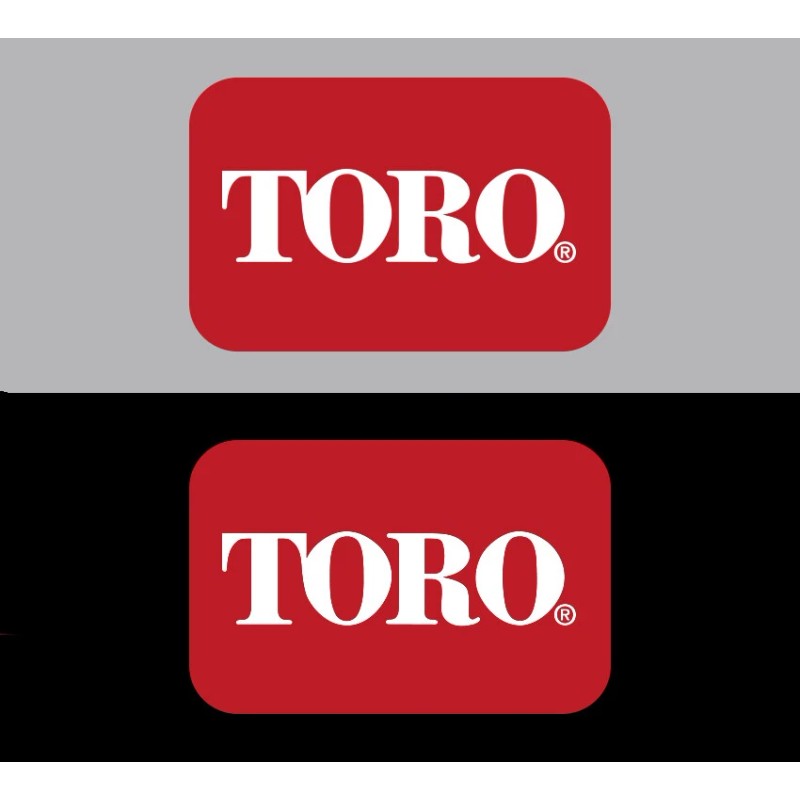 TORO Logo Premium Vinyl Decal for Zero Turn & Walk